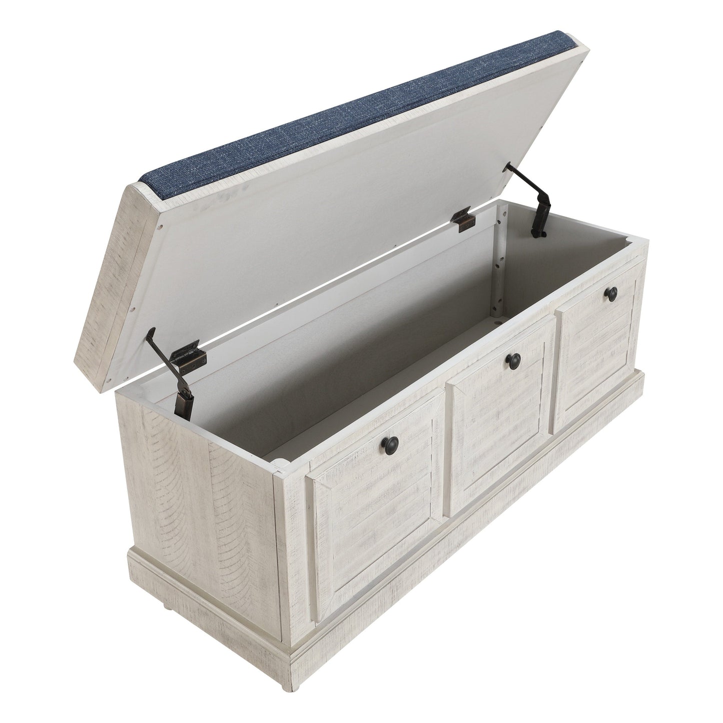 Le banc de rangement Arbakka de The Gray Barn