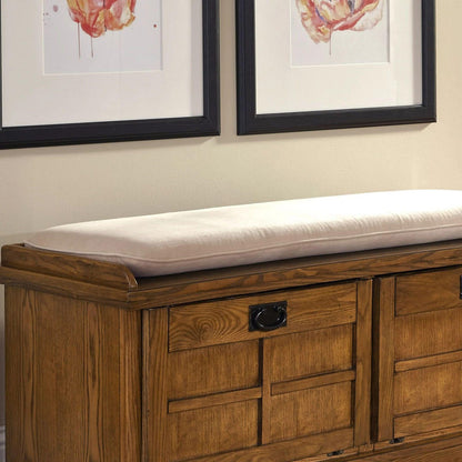 Le banc de rangement capitonné Gray Barn Old Stone