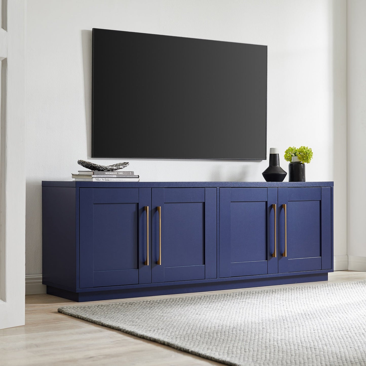 Tillman Rectangular TV Stand for TV's up to 75