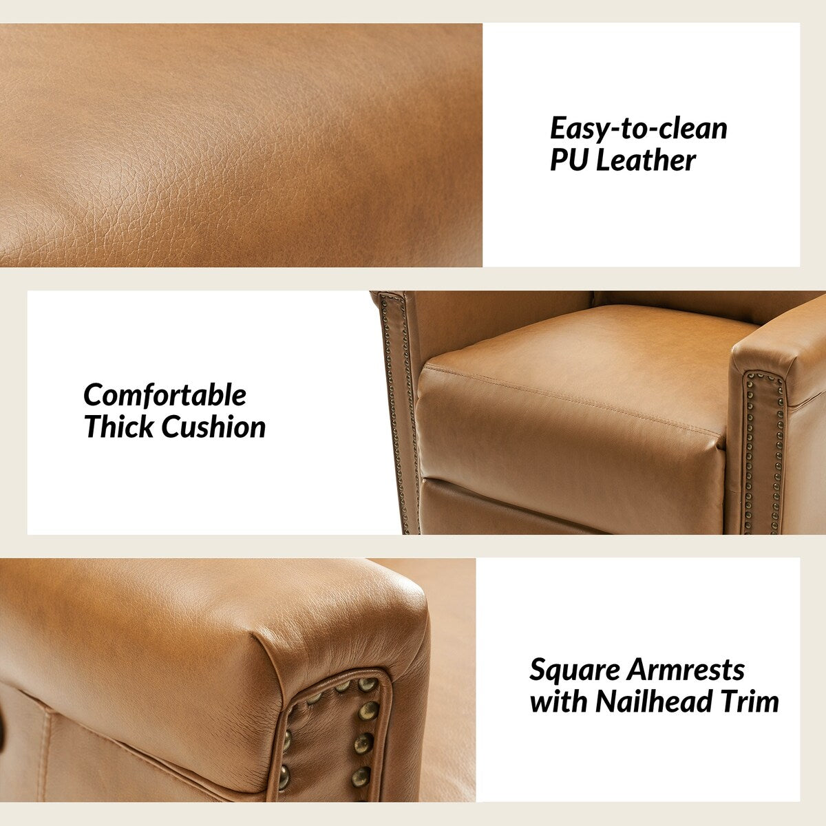 Ensemble de 2 fauteuils inclinables électriques pivotants et basculants Tobias de HULALA HOME