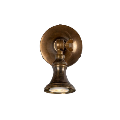Spot mural en laiton réglable de style traditionnel Doan