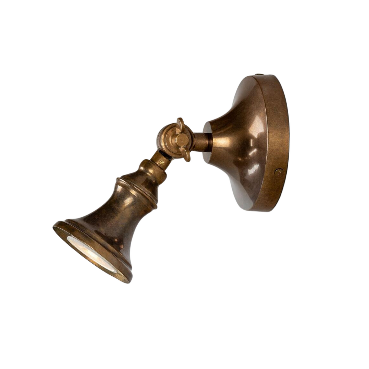 Spot mural en laiton réglable de style traditionnel Doan