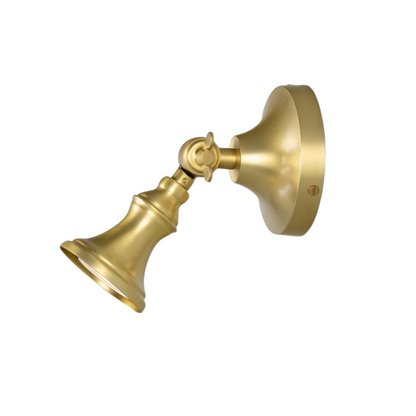Spot mural en laiton réglable de style traditionnel Doan