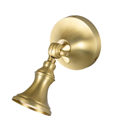 Spot mural en laiton réglable de style traditionnel Doan