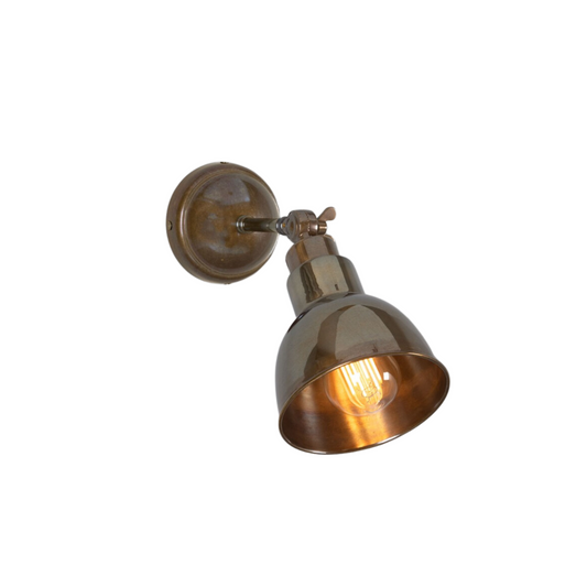 Applique murale en laiton réglable Morgan Vintage