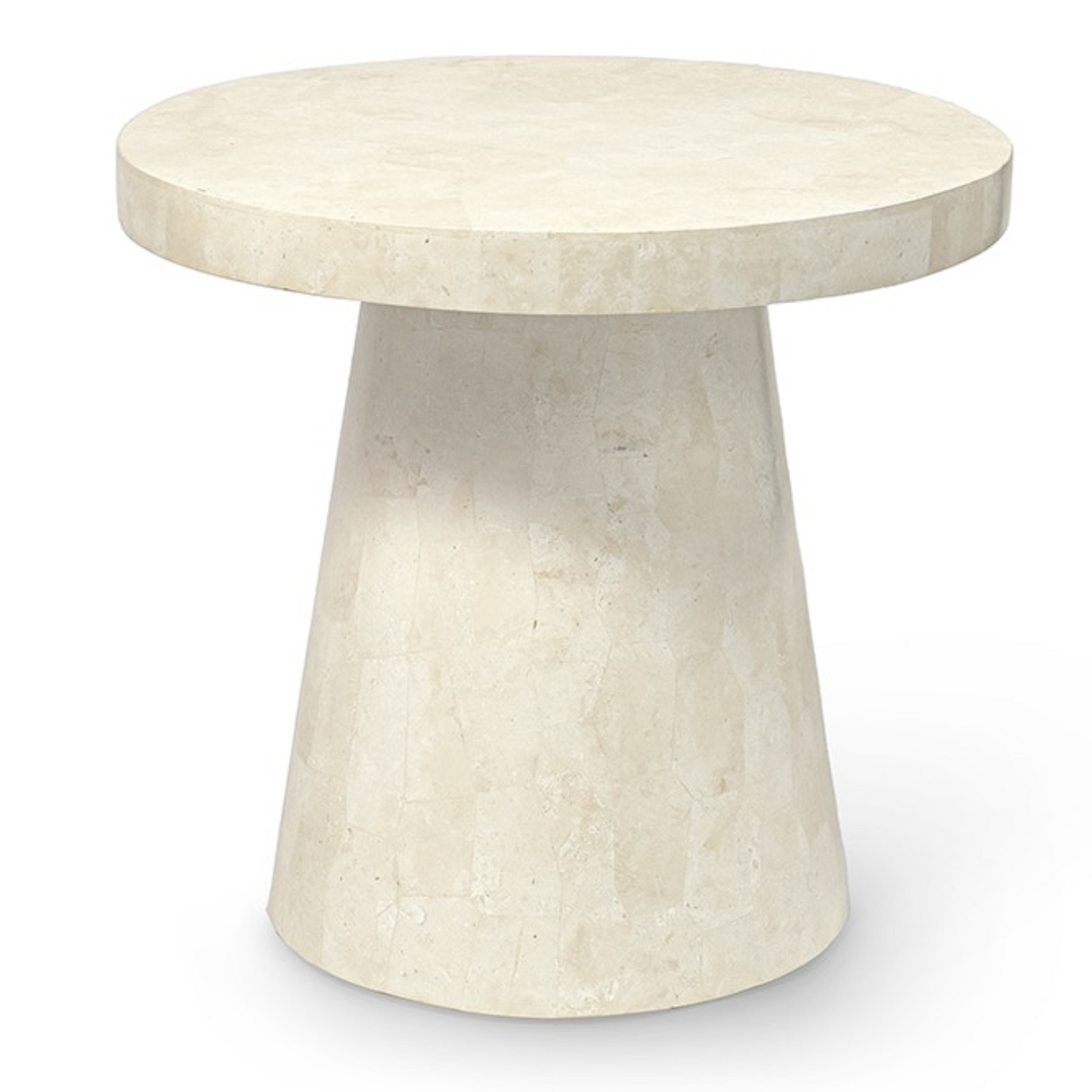 Table d'appoint d'extérieur en pierre Foley