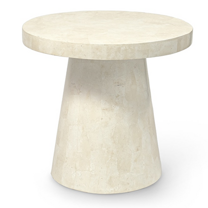 Table d'appoint d'extérieur en pierre Foley