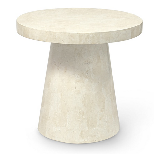 Table d'appoint d'extérieur en pierre Foley