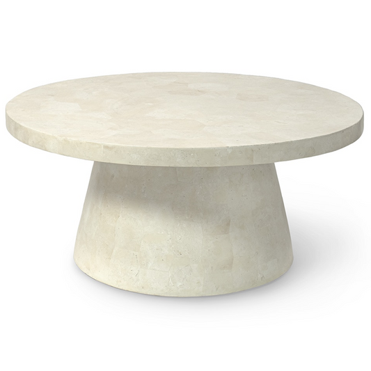 Table basse d'extérieur en pierre Foley