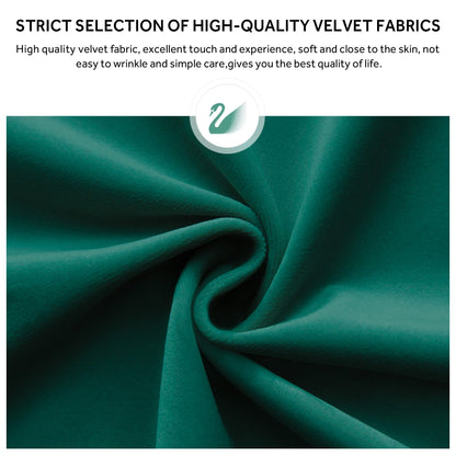 Upholstered Tufted Velvet Dining Chair with Solid Wood Legs Set of 6