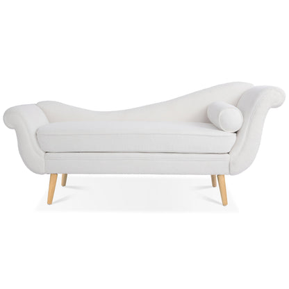 Chaise longue vintage avec accoudoirs enroulés de Christopher Knight Home