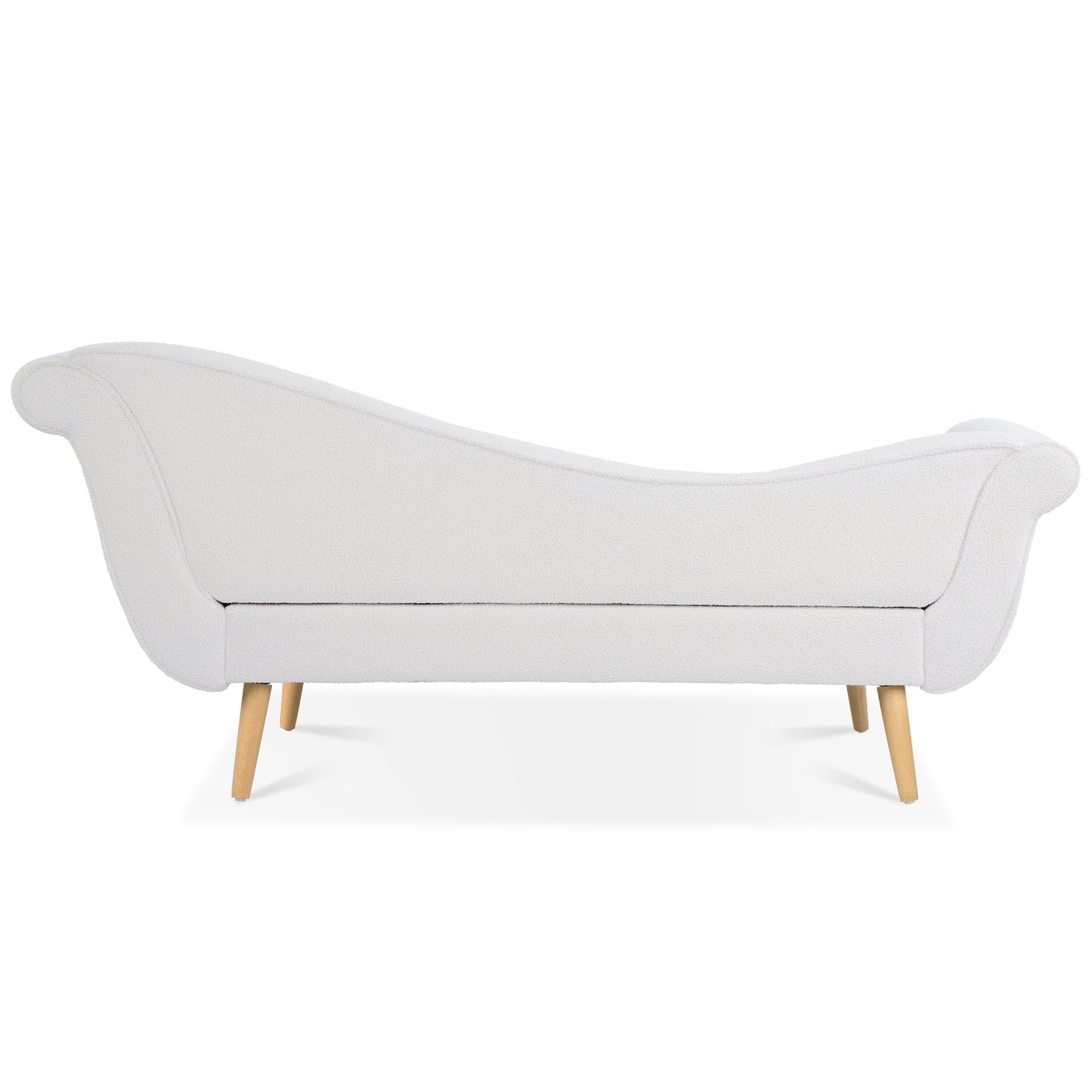 Chaise longue vintage avec accoudoirs enroulés de Christopher Knight Home