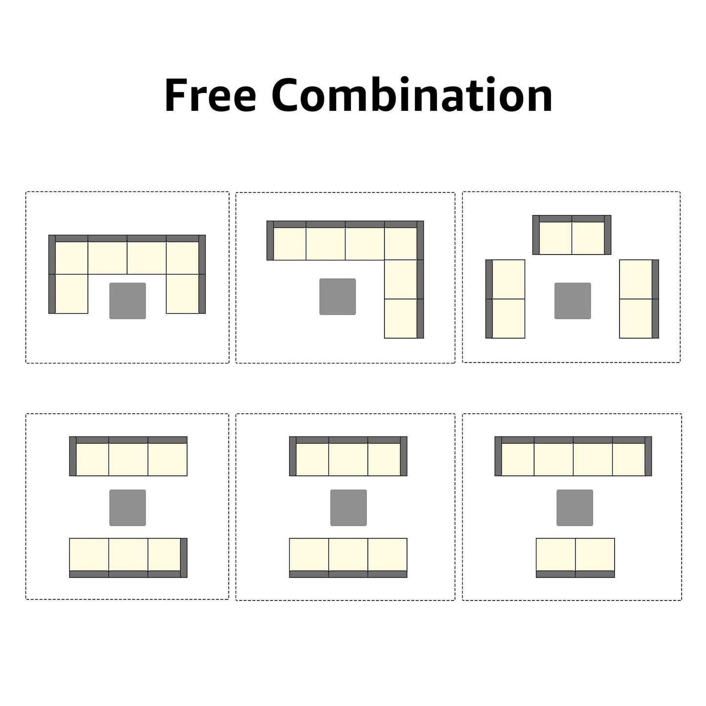 Wicker/ Steel 7-piece Outdoor Cushioned Sectional Sofa Set