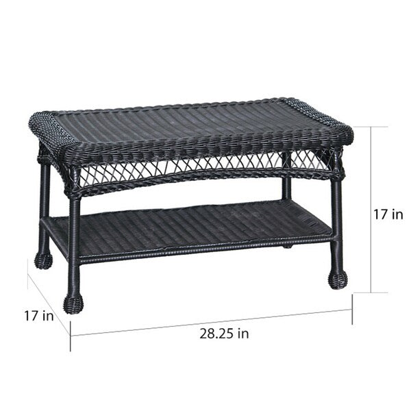 Ensemble de salon en osier pour terrasse, 4 pièces