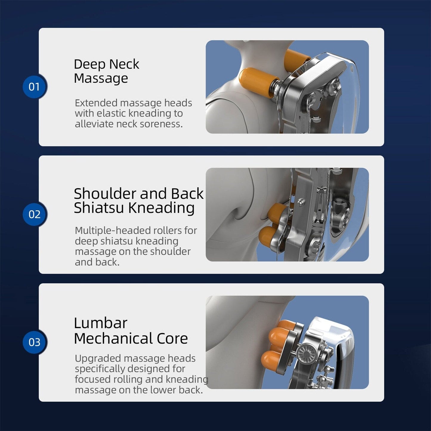 Fauteuil de massage inclinable à gravité zéro avec massage corporel complet, chauffage et audio Bluetooth intégré.