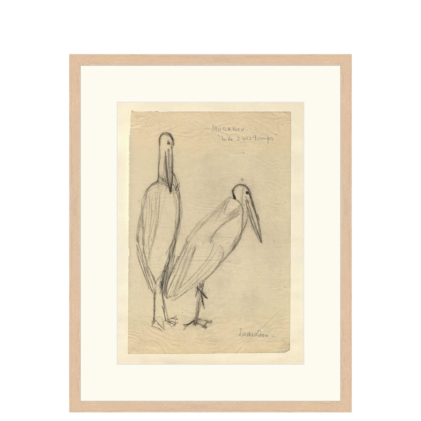 Croquis d'oiseau