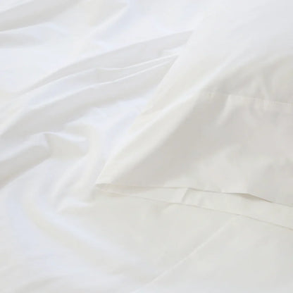 Cotton Percale Sheet Set by Pom Pom at Home, White