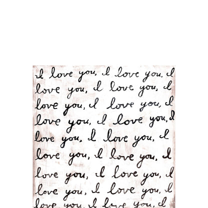 Chéri(e), je t'aime (impression)