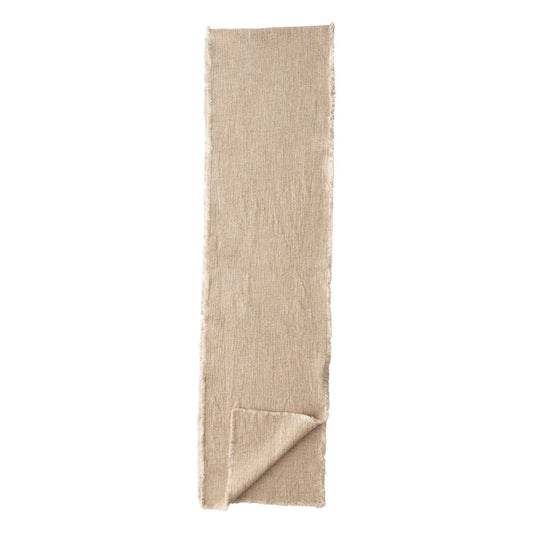 Chemin de table en lin mélangé Maslyn