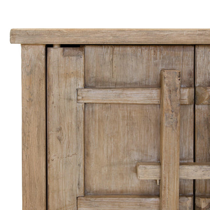 Armoire à deux portes en forme de gable