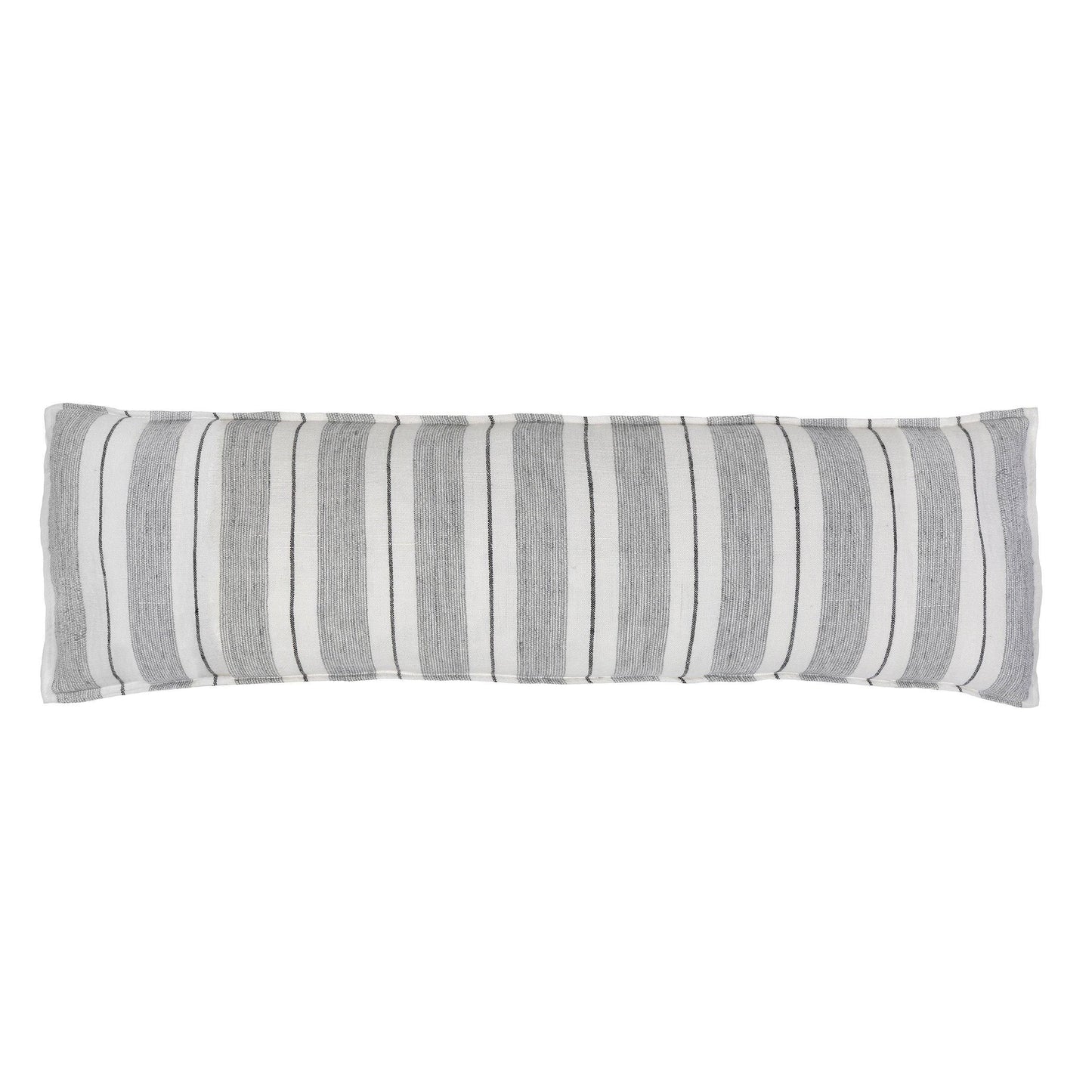 Laguna Body Pillow by Pom Pom at Home, Grey/Charcoal