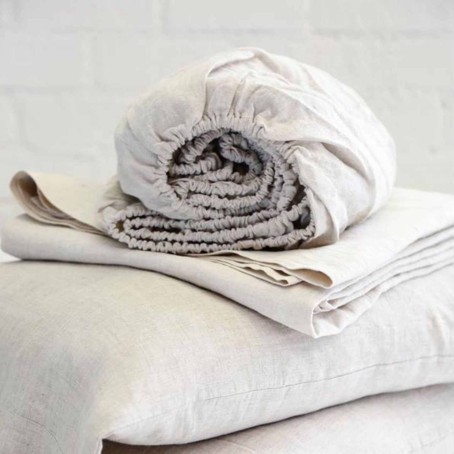 Linen Sheet Set by Pom Pom at Home, Flax