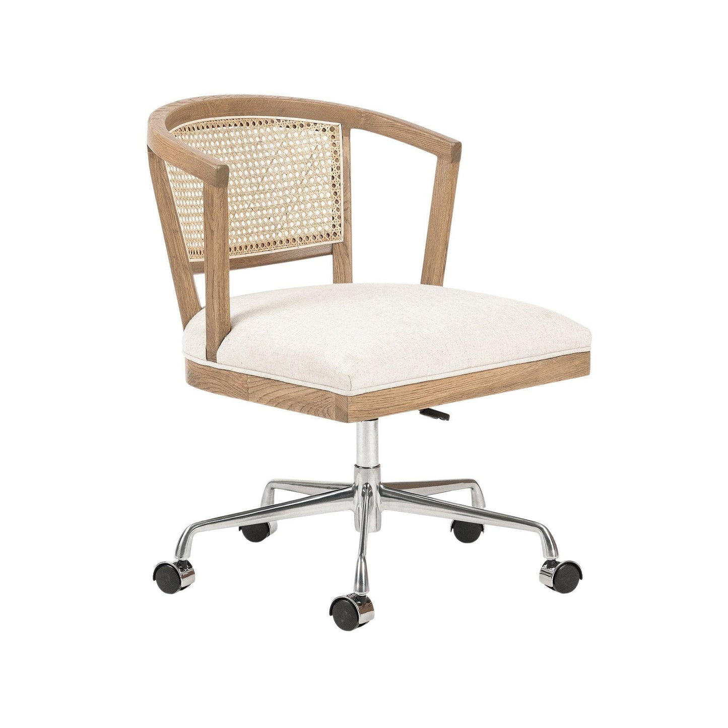 Loren Desk Chair, Light Honey Oak