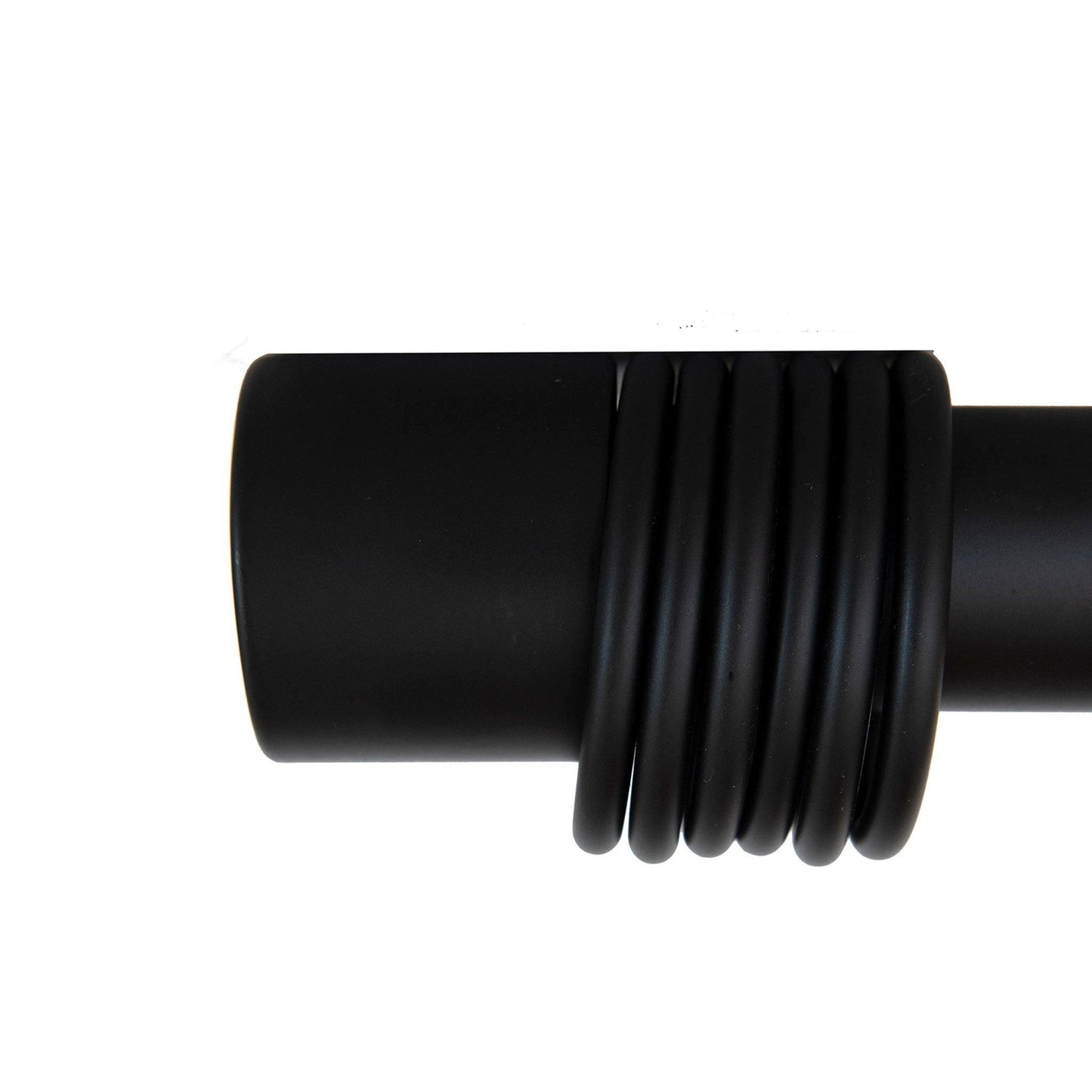 Accessoires de draperie à embout noir mat