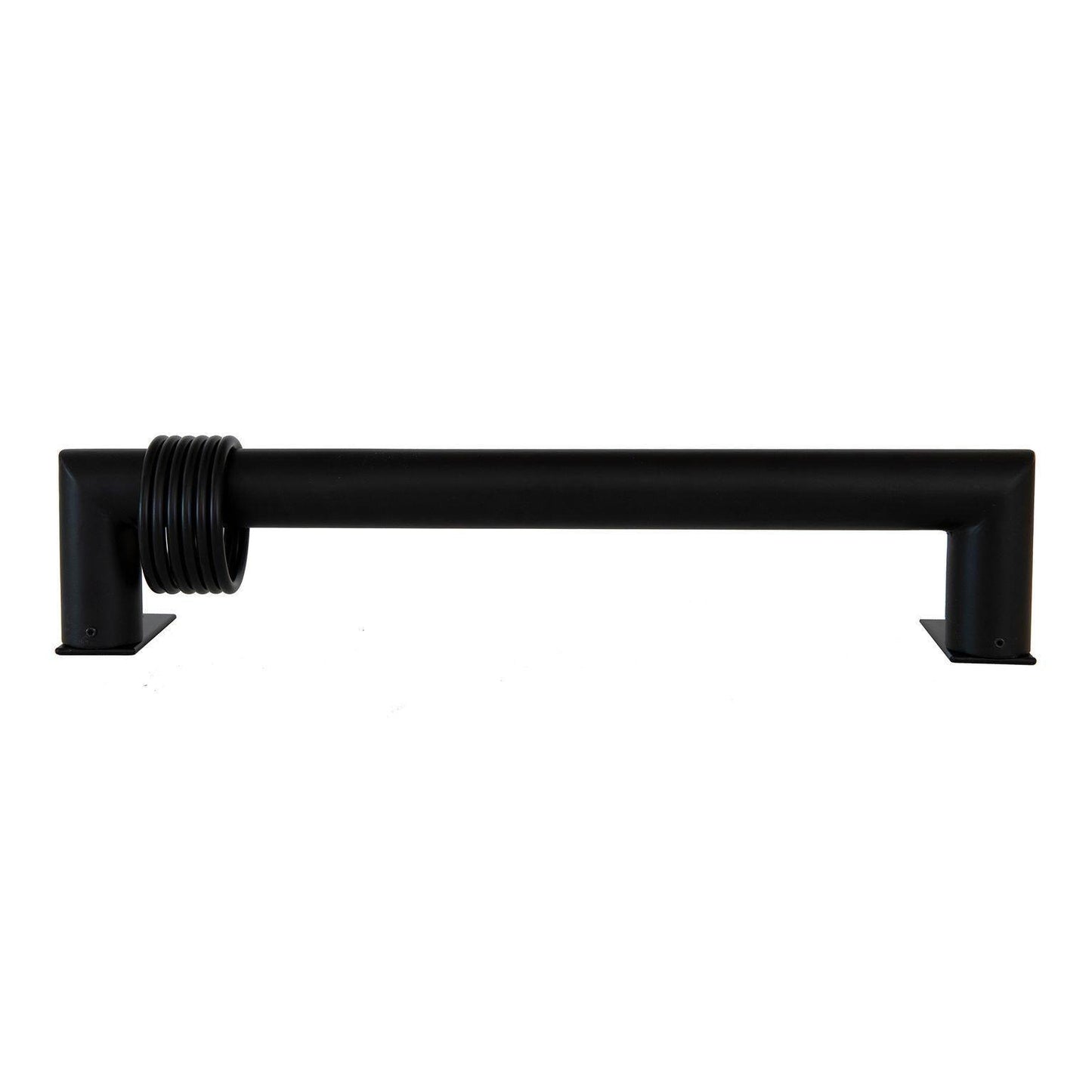 Matte Black Privacy Rod Drapery Hardware