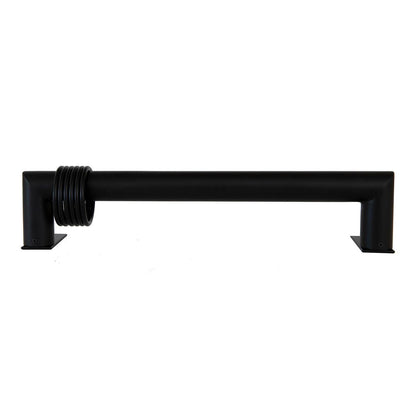 Matte Black Privacy Rod Drapery Hardware
