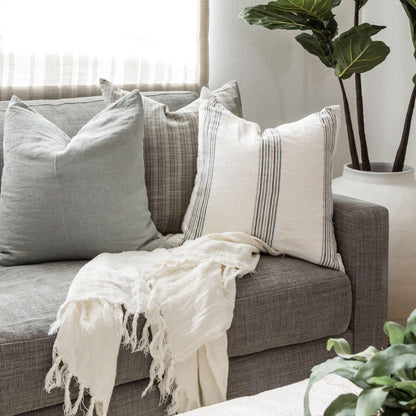 Montauk Blanket by Pom Pom at Home, Cream