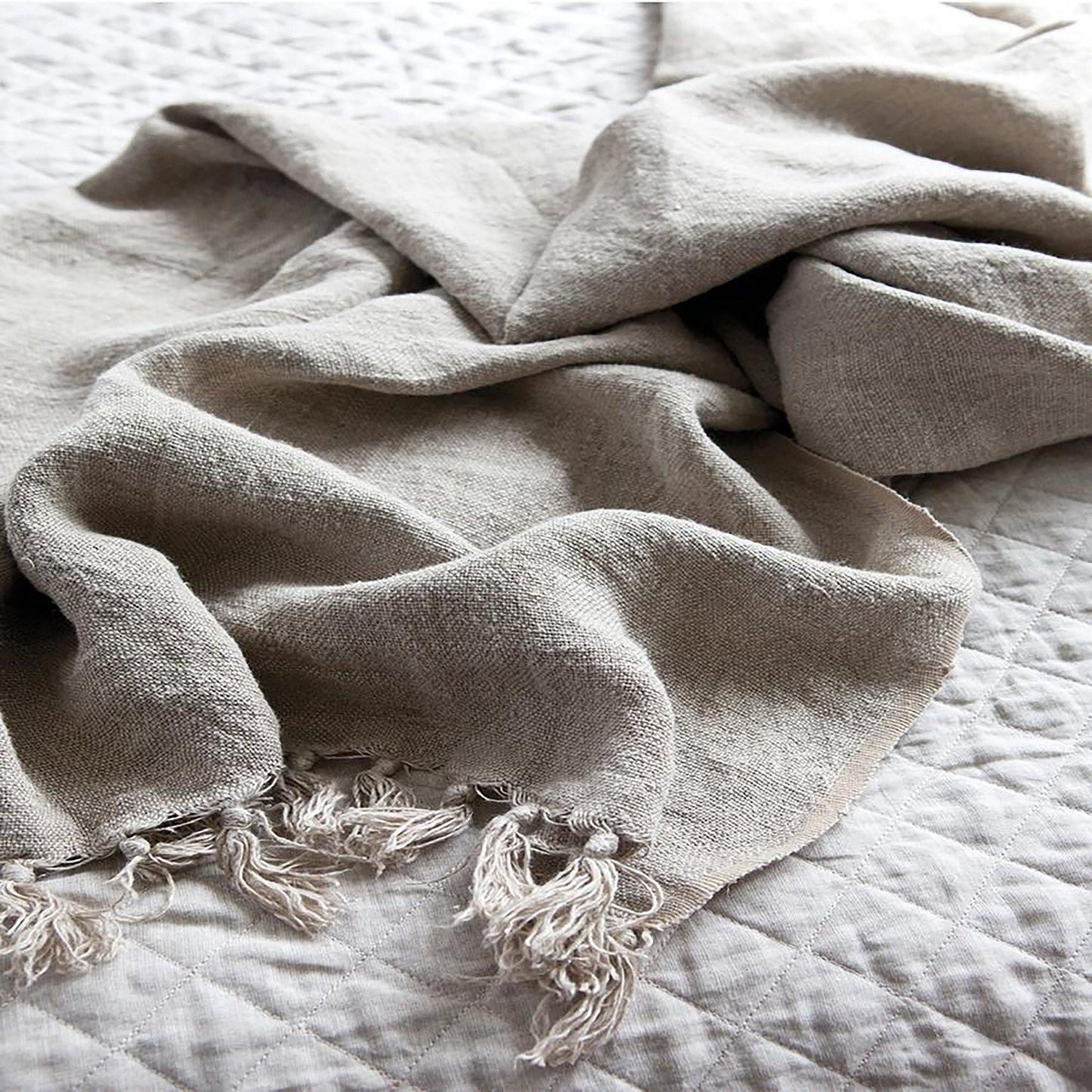 Montauk Blanket by Pom Pom at Home, Natural