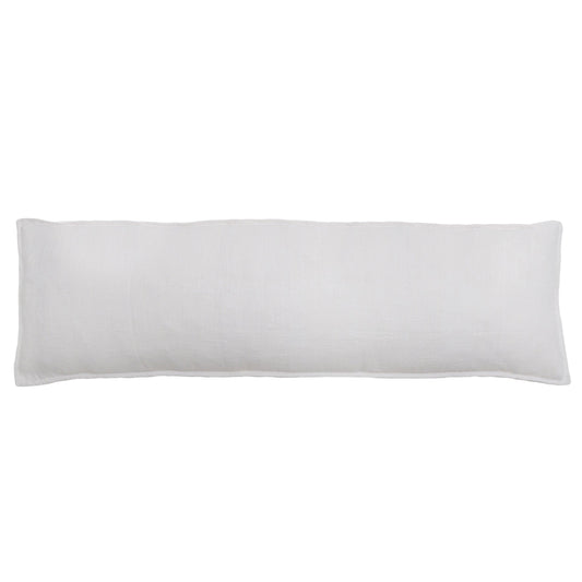 Montauk Body Pillow by Pom Pom at Home, White
