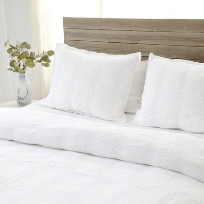 Nantucket Matelasse Collection by Pom Pom at Home, White