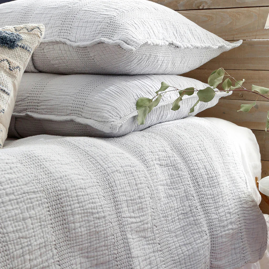 Nantucket Matelasse Collection by Pom Pom at Home, Grey