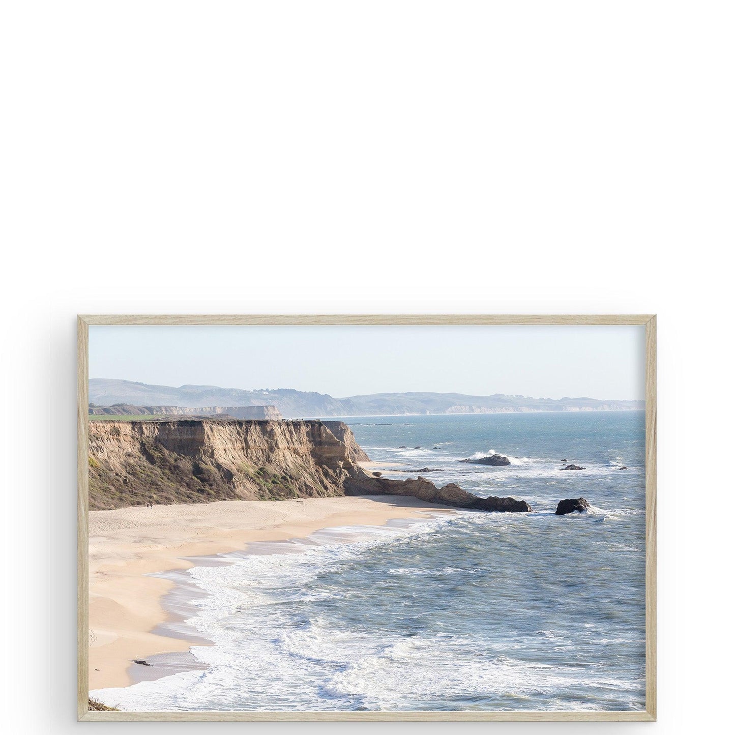 Pastel Cliffs Half Moon Bay CA by Carly Tabak