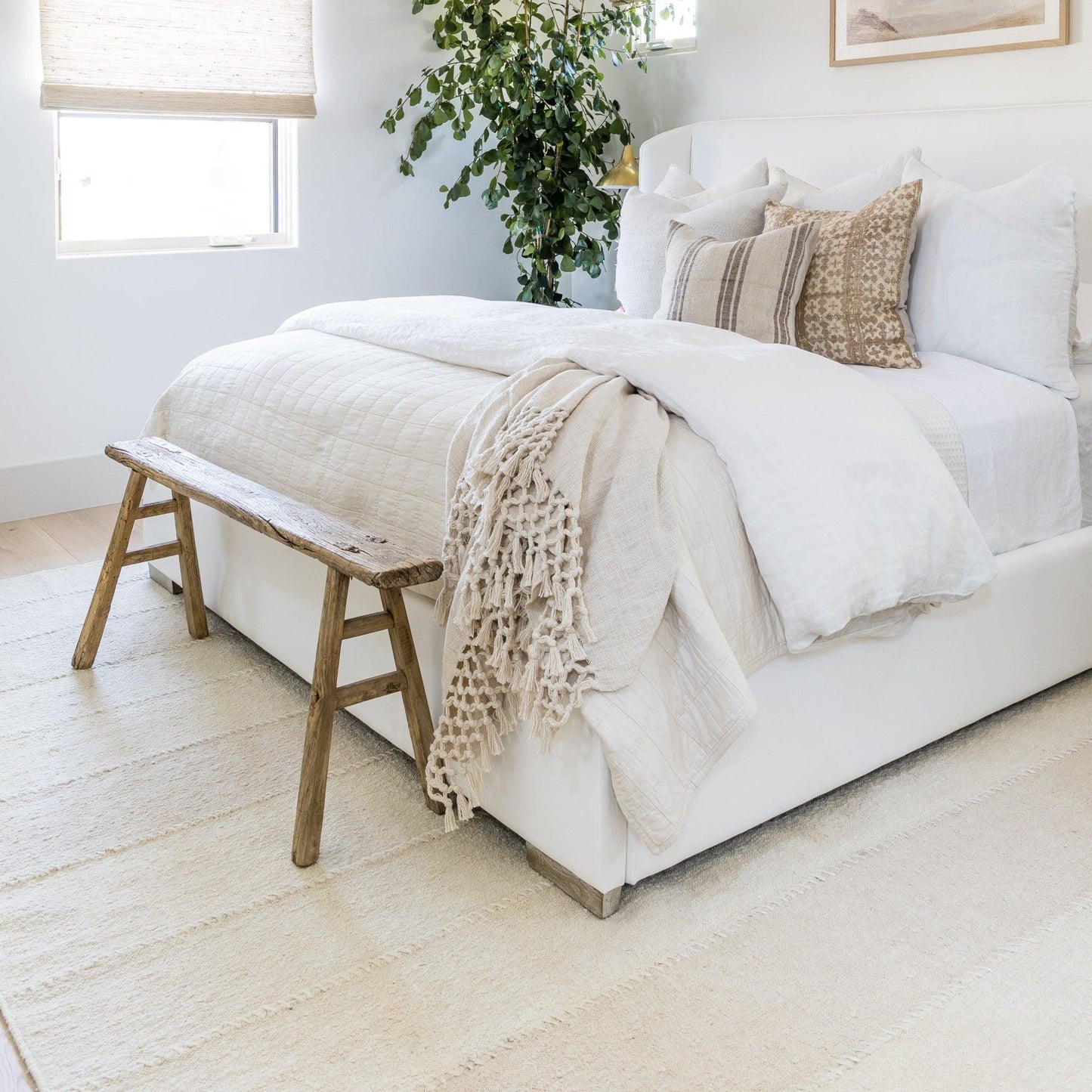 Tapis Pure Salt x Momeni Koukila Patch Ivoire