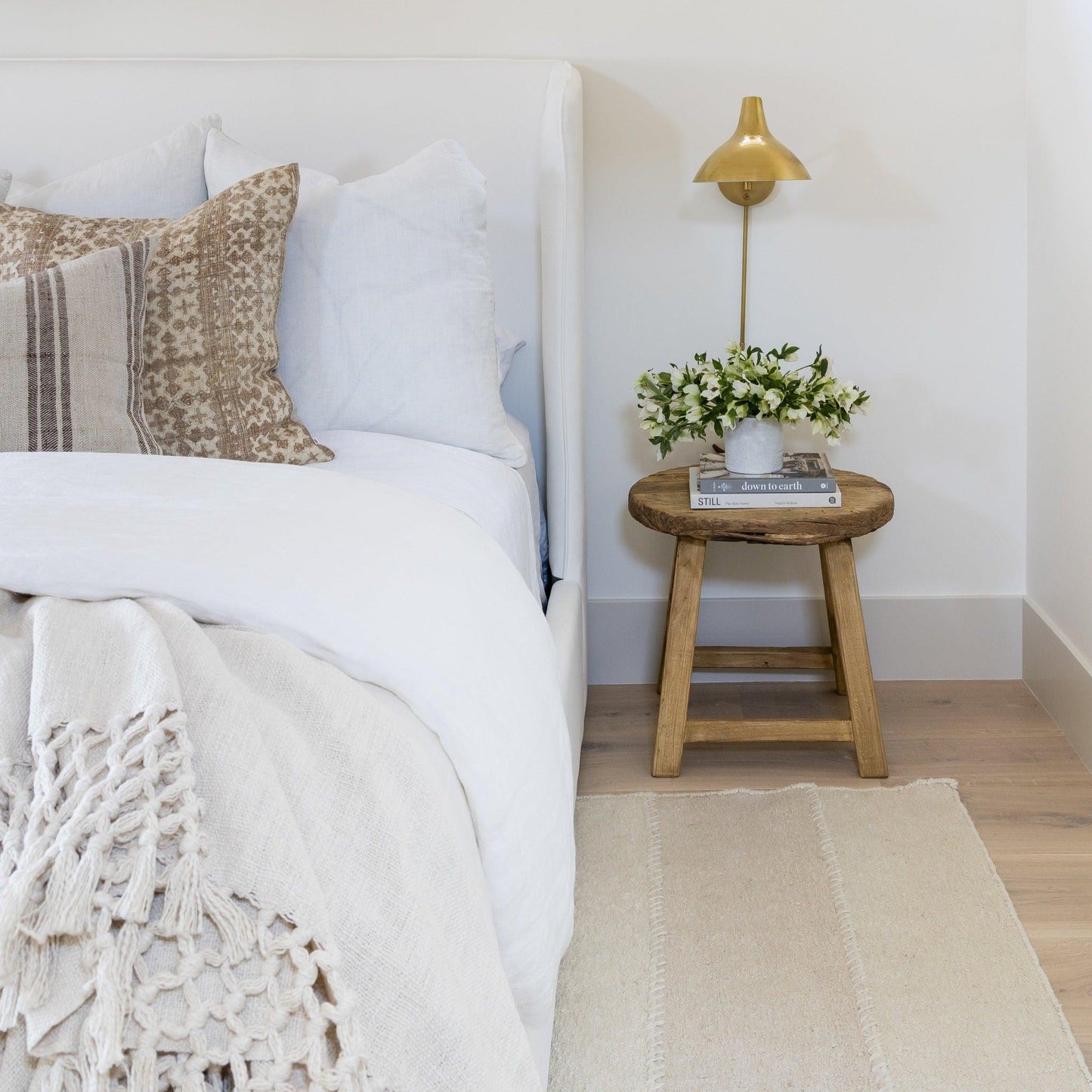 Tapis Pure Salt x Momeni Koukila Patch Ivoire