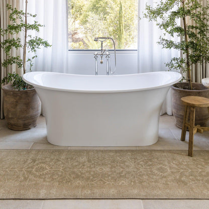 Tapis Pure Salt x Momeni Menorca Bazaar Ivoire