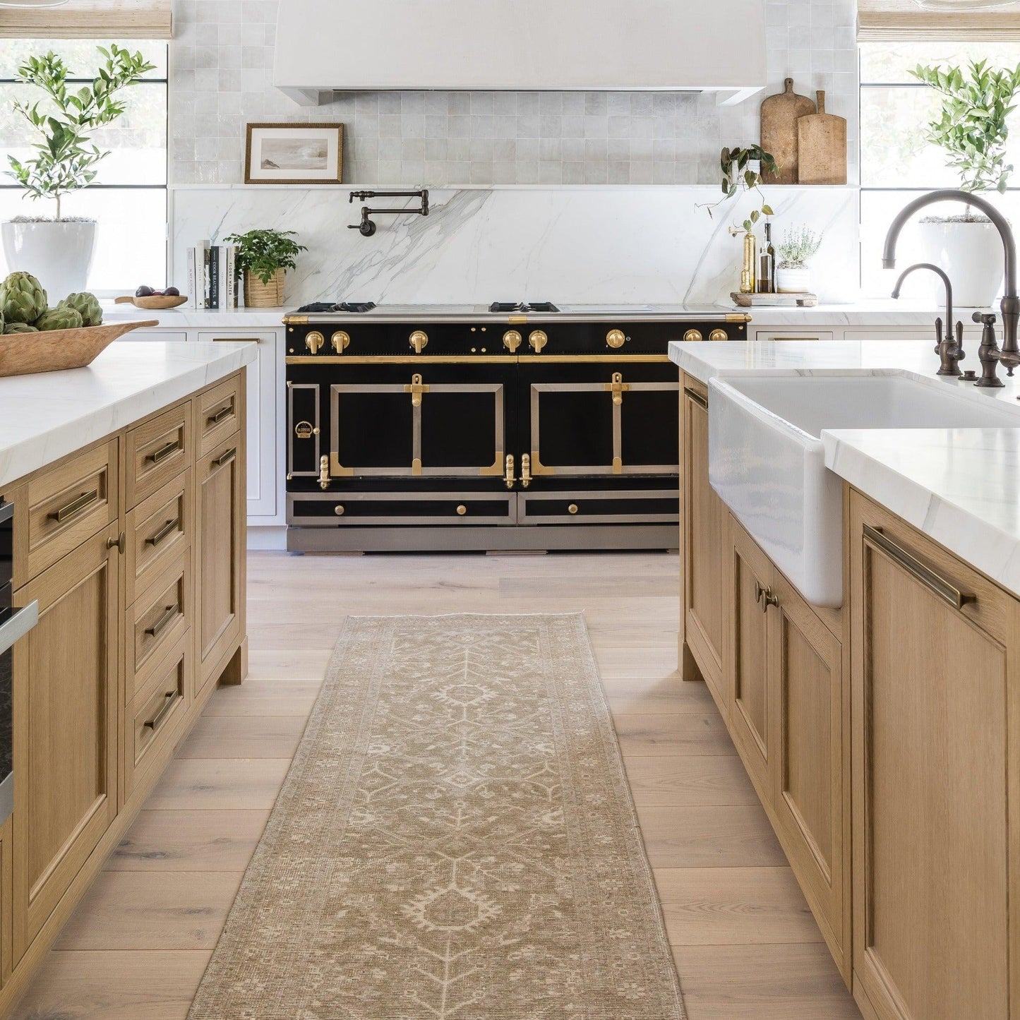 Tapis Pure Salt x Momeni Menorca Bazaar Ivoire