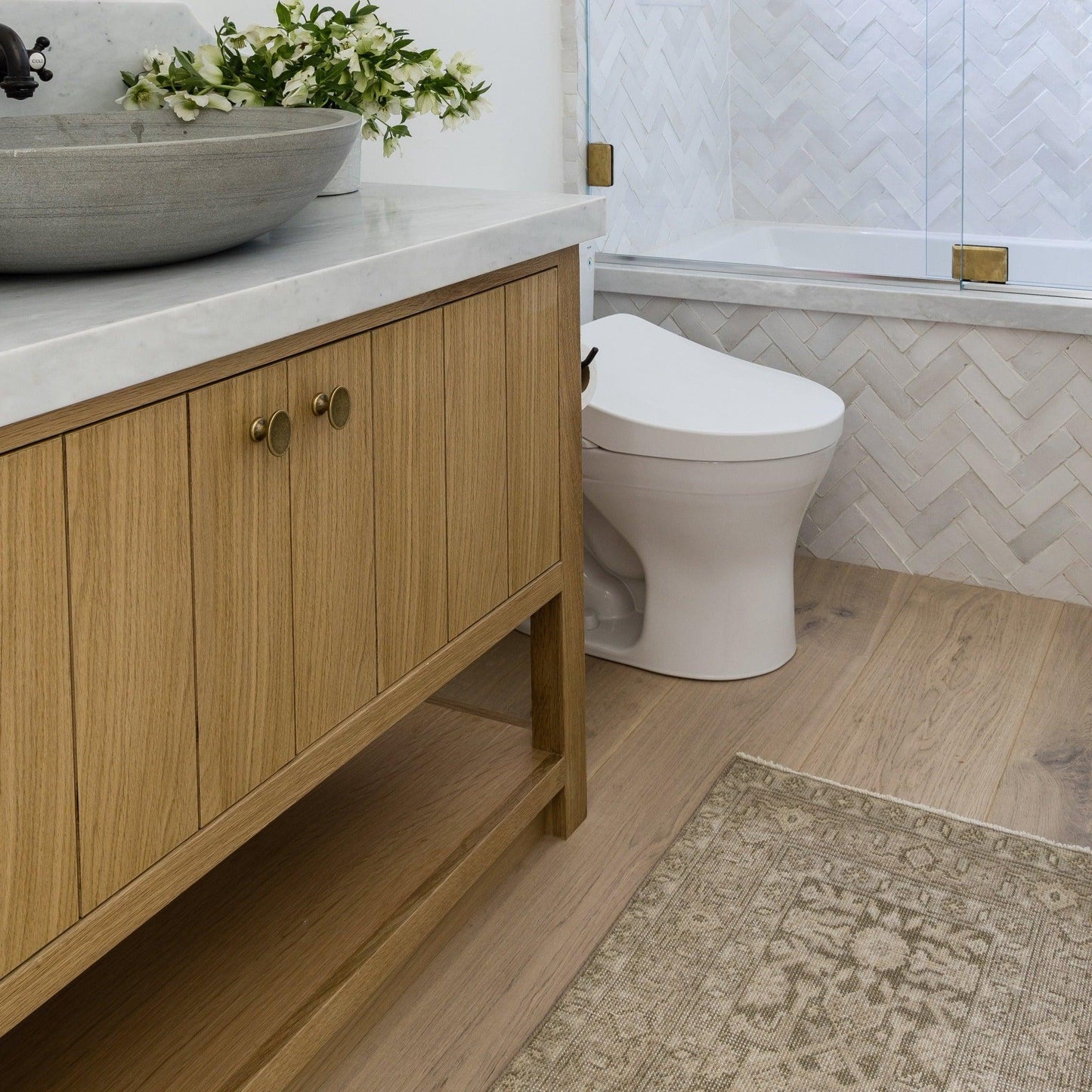 Tapis Pure Salt x Momeni Menorca Bazaar Taupe