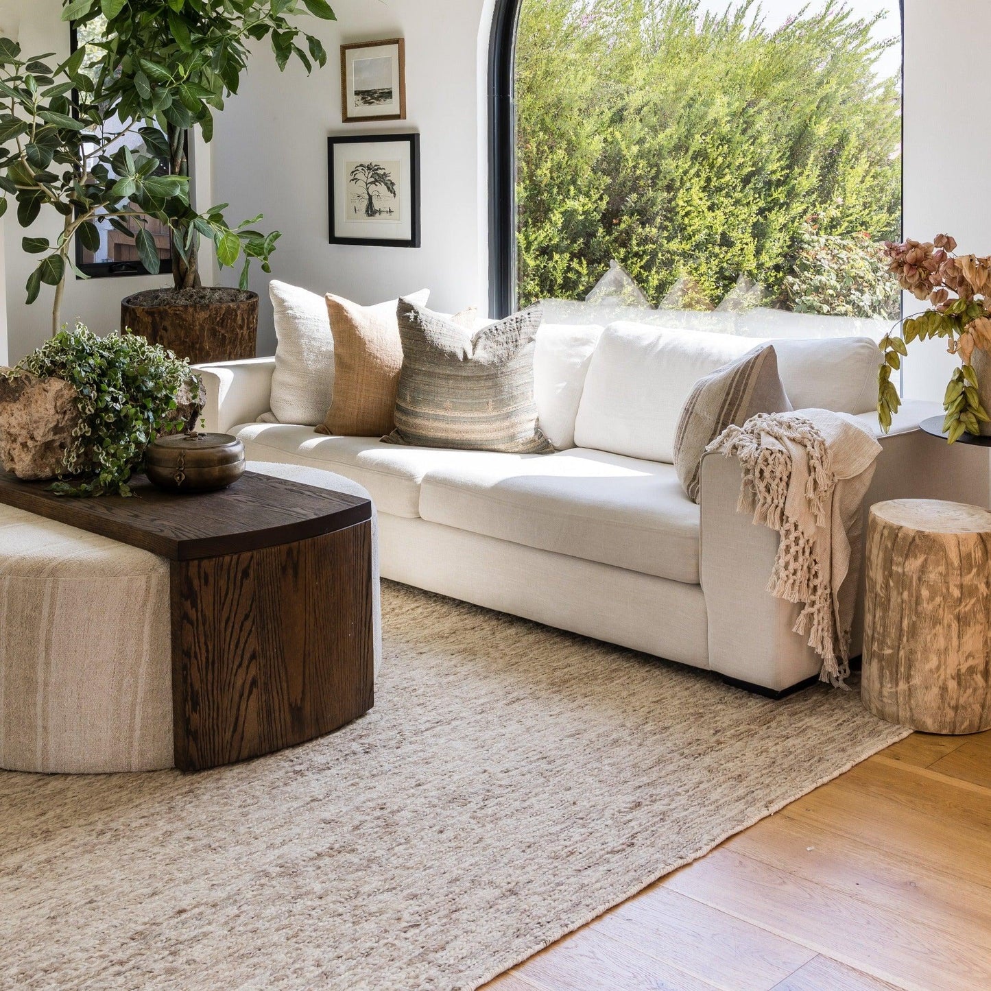 Tapis tressé naturel Torquay de Pure Salt x Momeni