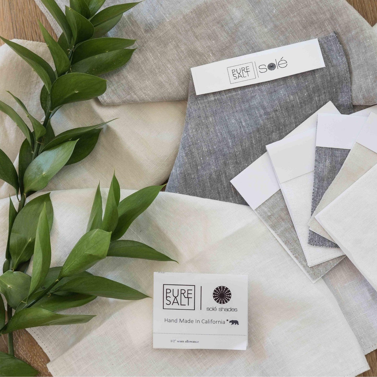 Rideaux Pure Salt x Solé Smoke