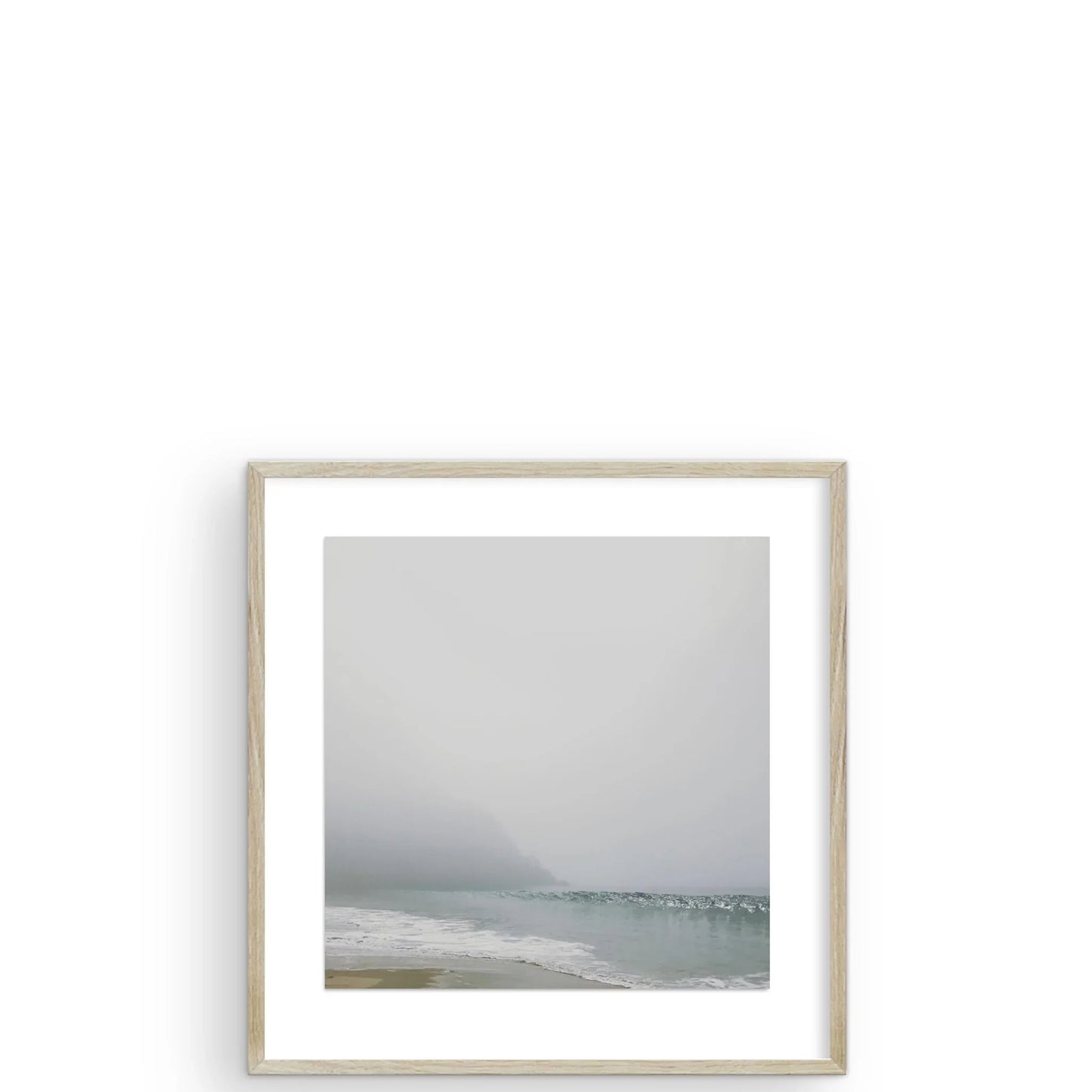 Rise Above de Jennifer Siani, Taille : 21 x 21, avec passe-partout, cadre blanc