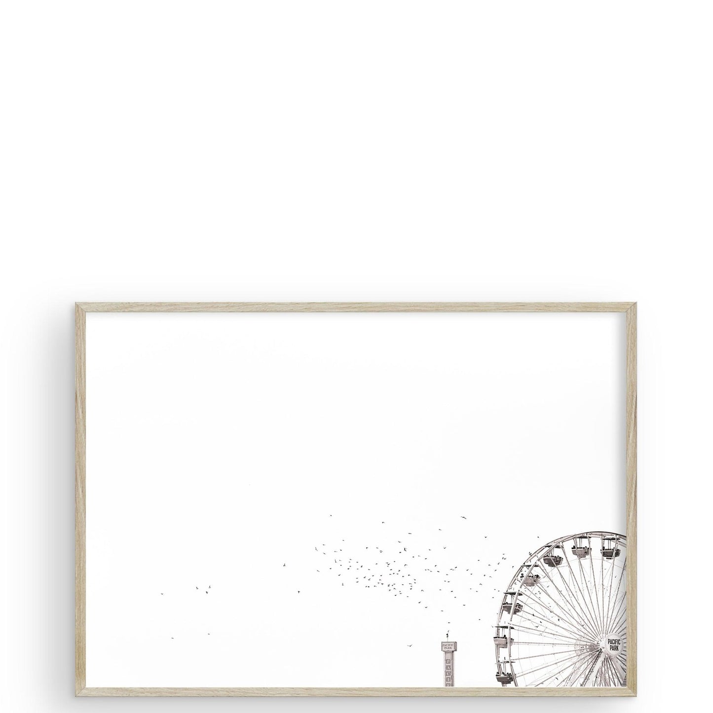 Santa Monica Pacific Pier Santa Monica CA by Carly Tabak