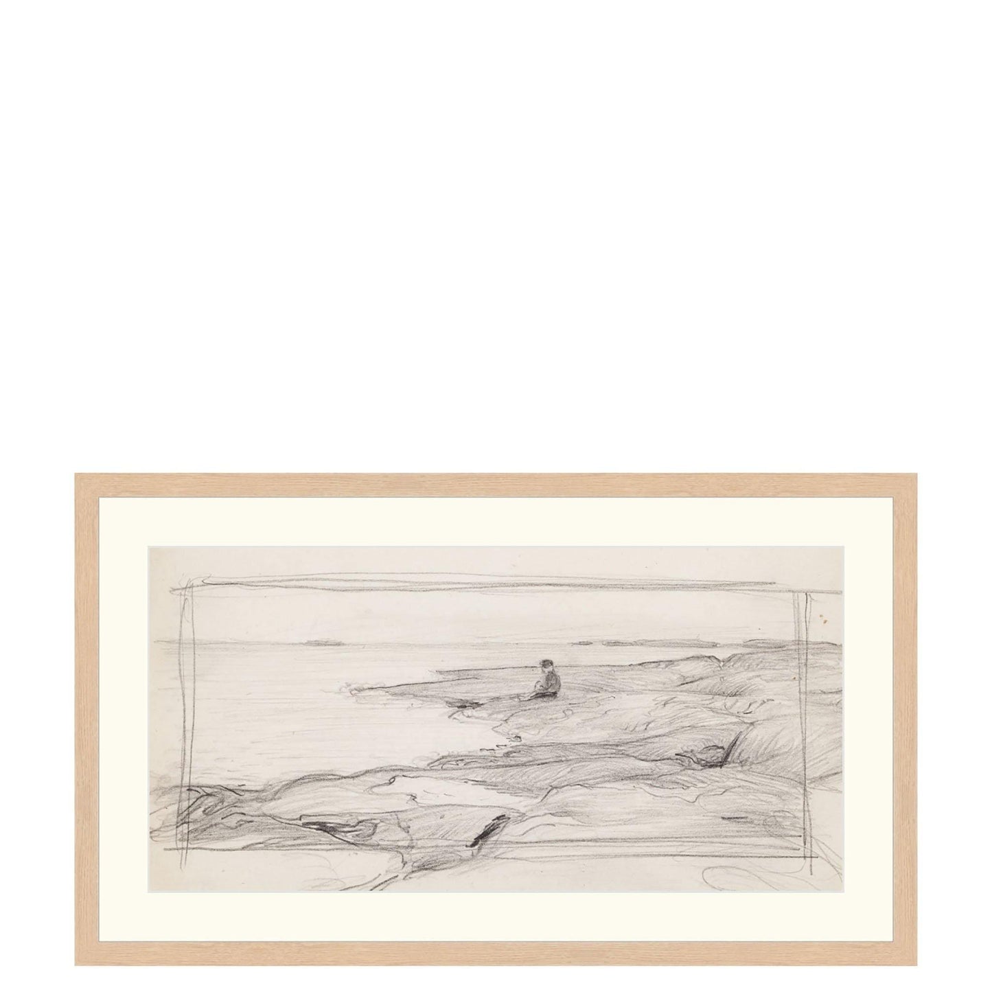 Croquis de paysage marin