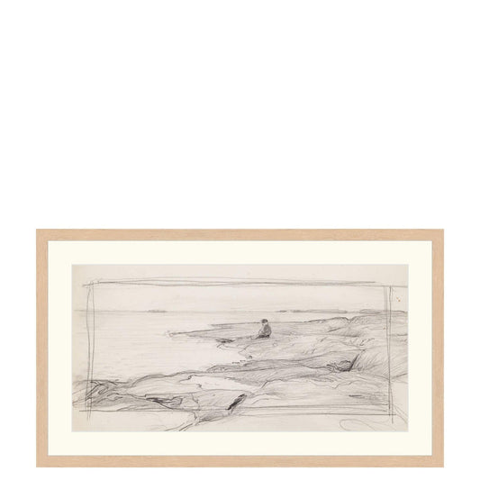 Croquis de paysage marin
