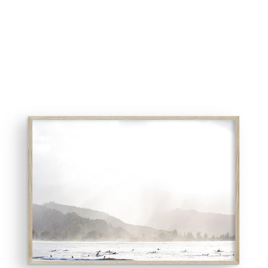 Surfs Up Hanalei Hawaii by Carly Tabak