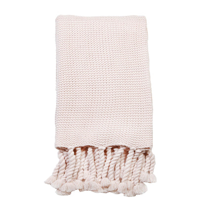 Trestles Oversized Throw by Pom Pom at Home, Blush