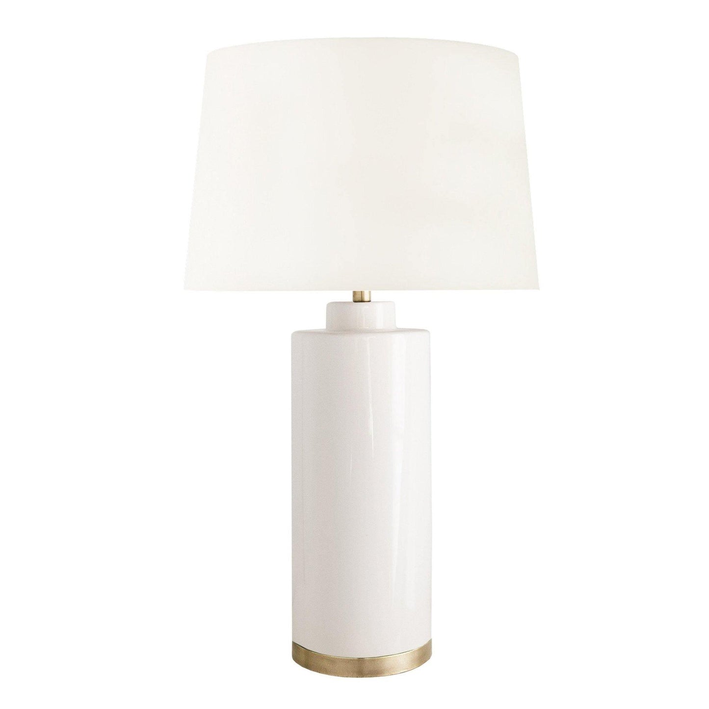 Lampe de table Tyler, blanche